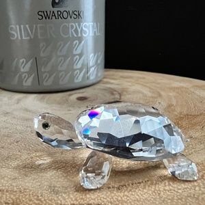 Swarovski. “Turtle Tortoise". Retired, vintage ‘90’s figurine. Mint condition.